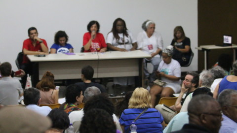 Meda da coletiva de imprensa