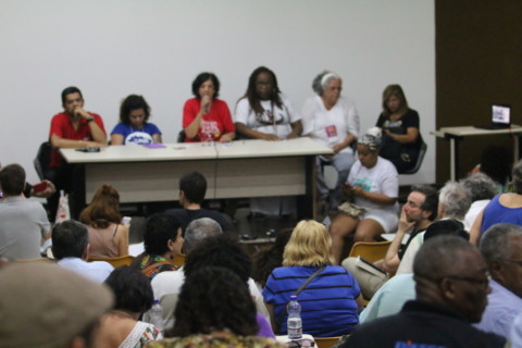 Meda da coletiva de imprensa